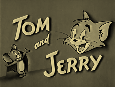 Caption card: Tom and Jerry.