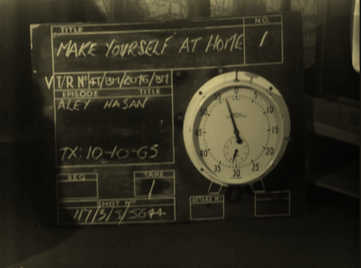 Picture of a VT clock for ‘In Logon Se Miliye’ (but with the programme title listed as 'Make Yourself at Home')