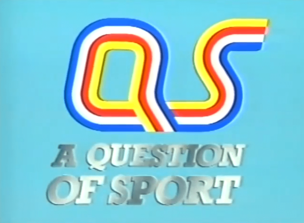 SCREENCAP: Question of Sport logo, circa late-80s